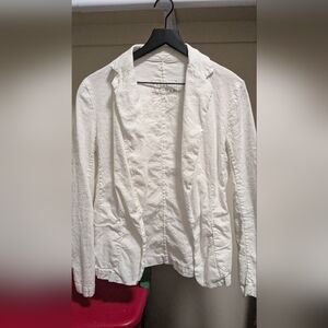 Frank & Eileen White Linen Blazer